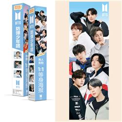 BTS anime box sized poster 1400*460mm