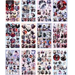 Tokyo Ghoul anime beautifully stickers pack of 12, 21*12cm