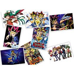 Yu Gi Oh anime posters price for a set of 8 pcs 42*29cm