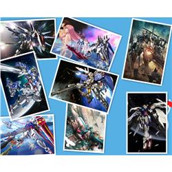 Gundam anime posters price for a set of 8 pcs 42*29cm