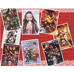 demon slayer kimets anime posters price for a set of 8 pcs 42*29cm