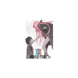 Darling In The Franxx anime fabric poster 42*30cm