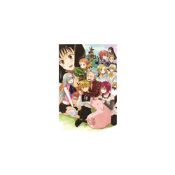 seven deadly sins anime fabric poster 20*30cm