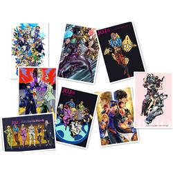 JoJos Bizarre Adventure anime posters price for a set of 8 pcs 42*29cm