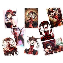 Date A Live anime posters price for a set of 8 pcs 42*29cm