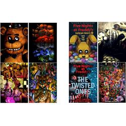Five Nights at Freddy's anime posters price for a set of 8 pcs 42*29cm