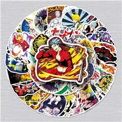 seven deadly sins anime waterproof stickers (50pcs a set)