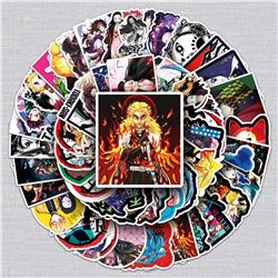 Demon slayer kimets anime waterproof stickers (50pcs a set)