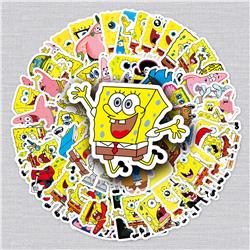 SpongeBob anime waterproof stickers (60pcs a set)