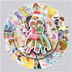 CardCaptorSakura anime waterproof stickers (50pcs a set)