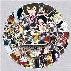 Bungo Stray Dogs anime waterproof stickers (50pcs a set)