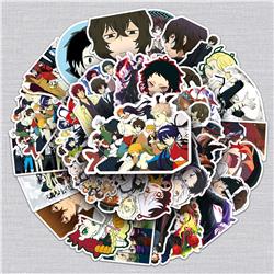 Bungo Stray Dogs anime waterproof stickers (50pcs a set)