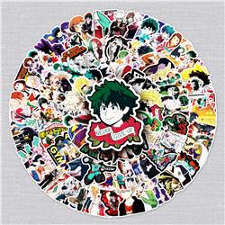 My Hero Academia anime waterproof stickers (106pcs a set)