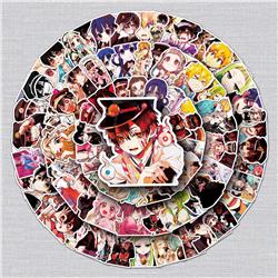 Toilet-bound hanako-kun anime waterproof stickers (100pcs a set)