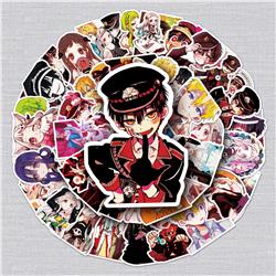 Toilet-bound hanako-kun anime waterproof stickers (50pcs a set)