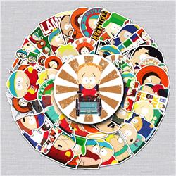 south park  anime waterproof stickers (50pcs a set)