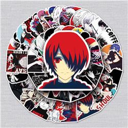 Tokyo Ghoul anime waterproof stickers (50pcs a set)