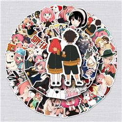 SPY×FAMILY anime waterproof stickers (50pcs a set)