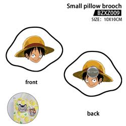 One Piece anime small pillow brooch