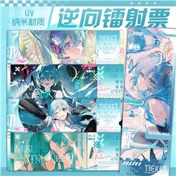 Hatsune Miku anime double sided laser ticket