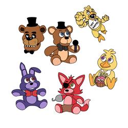 Five Nights at Freddy's anime pin