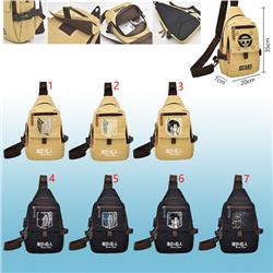 Attack On Titan anime messenger bag