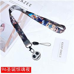 The Nightmare Before Christmas anime lanyard phonestrap 45cm*2cm