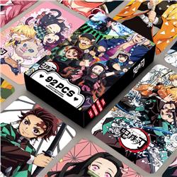 Demon slayer kimets anime lomo cards price for a set of 92 pcs