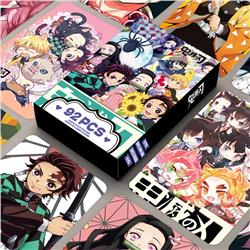 Demon slayer kimets anime lomo cards price for a set of 92 pcs