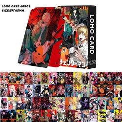 chainsaw man anime lomo cards price for a set of 60 pcs