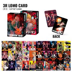 chainsaw man anime lomo cards price for a set of 30 pcs