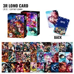 Demon slayer kimets anime lomo cards price for a set of 30 pcs