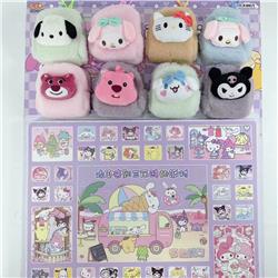 Kuromi anime keychain blind box 80 pcs a set-8 wallet