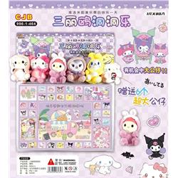 Kuromi anime toys blind box 80 pcs a set-6 big dolls