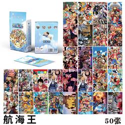 One Piece anime card 50 pcs a set 57x86mm