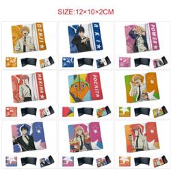 chainsaw man anime wallet 12*10*2cm