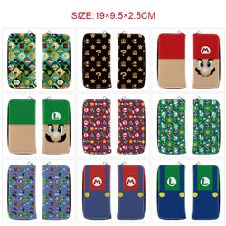 Super Mario anime wallet 19*9.5*2.5cm