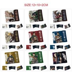 Attack on Titan anime wallet 12*10*2cm