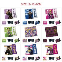 JoJos Bizarre Adventure anime wallet 12*10*2cm