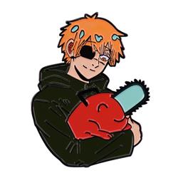 chainsaw man anime pin