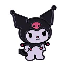 Kuromi anime pin