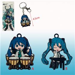 Hatsune Miku anime keychain