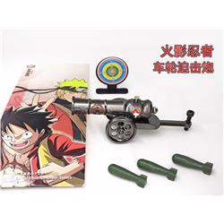 Naruto anime wheel mounted mortar