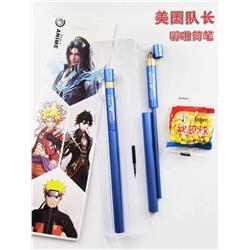 Avengers anime pipa tube pen