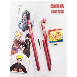 spider man anime pipa tube pen