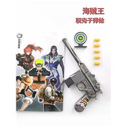 One Piece anime shell mounted bullet gun toy