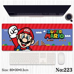 Super Mario anime Mouse pad 80*30*0.3cm