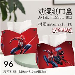 spider man anime Tissue box