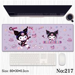 Kuromi anime Mouse pad 80*30*0.3cm