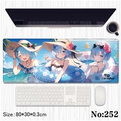 Re Zero Kara Hajimeru Isekai Seikatsu anime Mouse pad 80*30*0.3cm